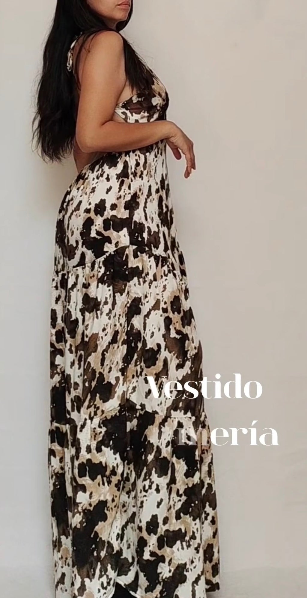 Vestido Almería estampado vaquero