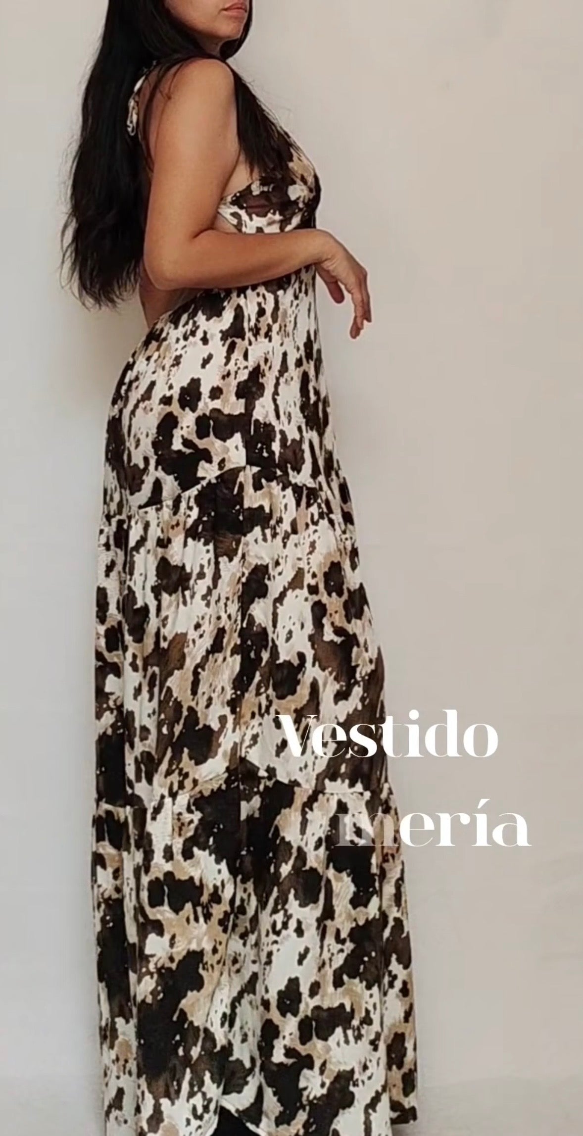 Vestido Almería estampado vaquero