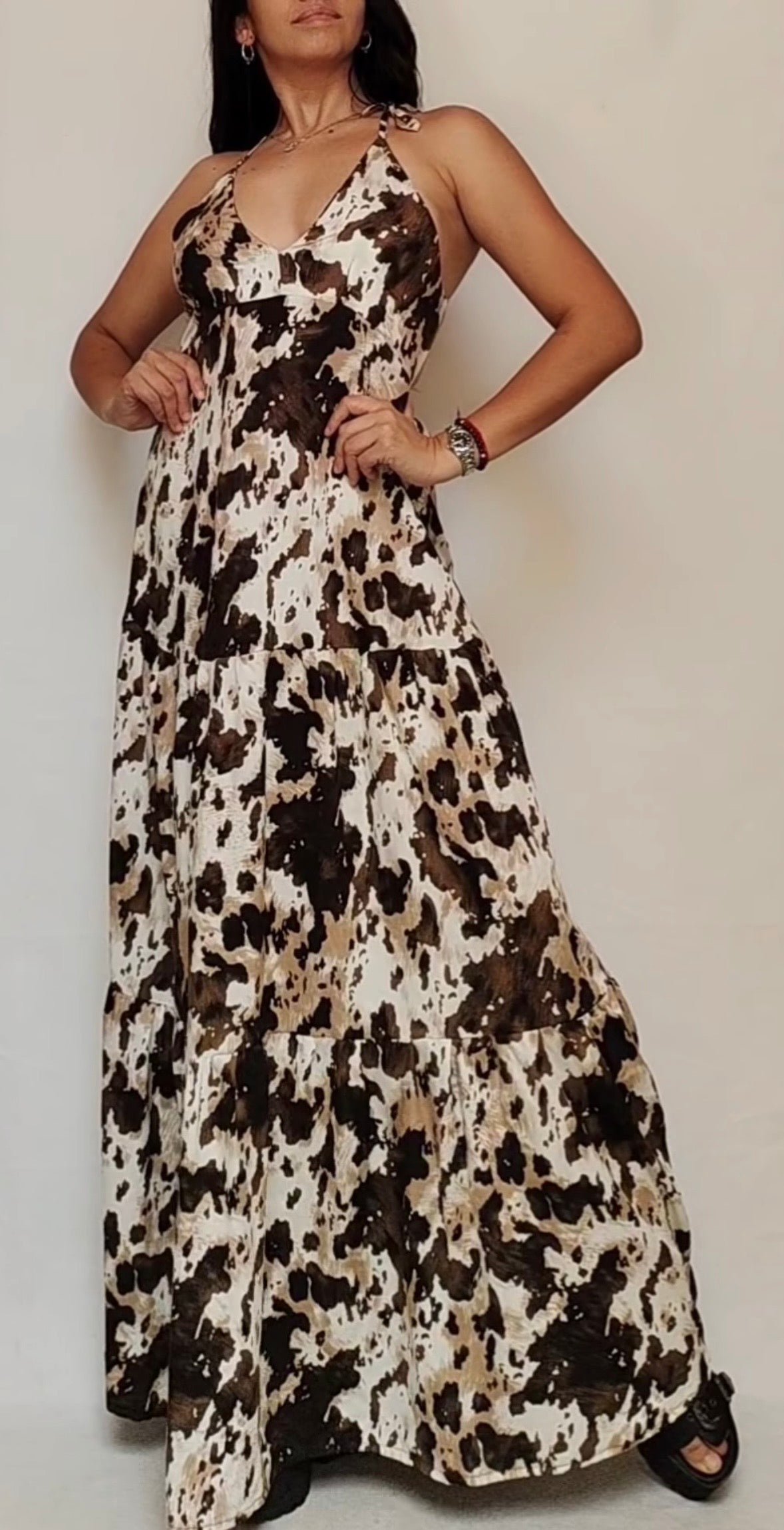 Vestido Almería estampado vaquero