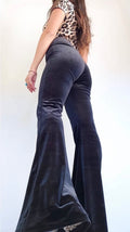 Flare pants Terciopelo negro